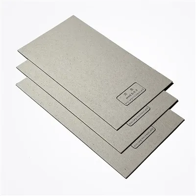 1mm 2mm 3mm 5mm Thick Grey Gray Paperboard With Grey Board Kraft Paper For Top Grade Gift Box Cover