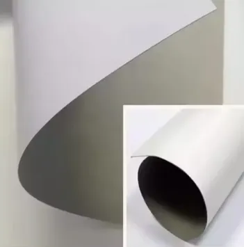 Jó minőségű fehér duplex tábla, szürke hátra
